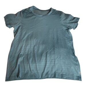 Lululemon Men's Airflow Short Sleeve Athletic T Shirt Blue Size M